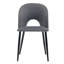 Ademir 44cm H Velvet Upholstered Metal Side Chair-1438999289