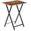 Table télé pliante, plateau télé, table de collation stable pour les petits espaces, bureau Sofaside portable, assemblage et rangement faciles, idéal pour les collations et les repas dans le salon