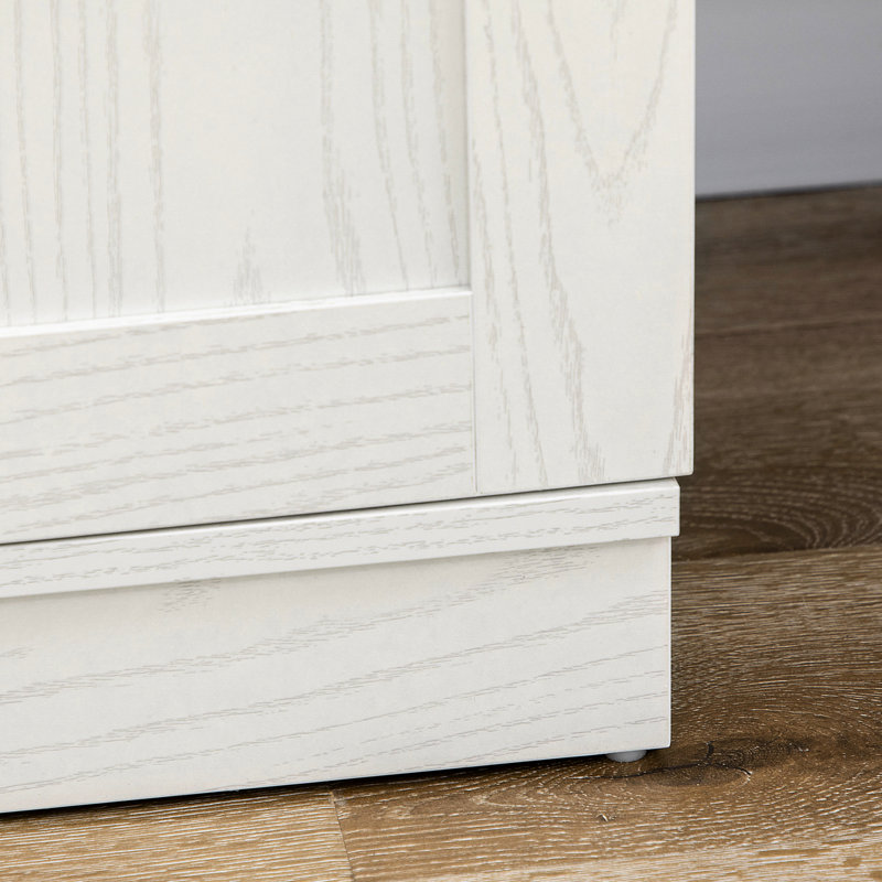 Armoire de cuisine, 14 portes, 2 portes, tablettes réglables, blanc, convient au salon et à la salle à manger 2 portes 14 garde-manger, rend les pièces plus attrayantes