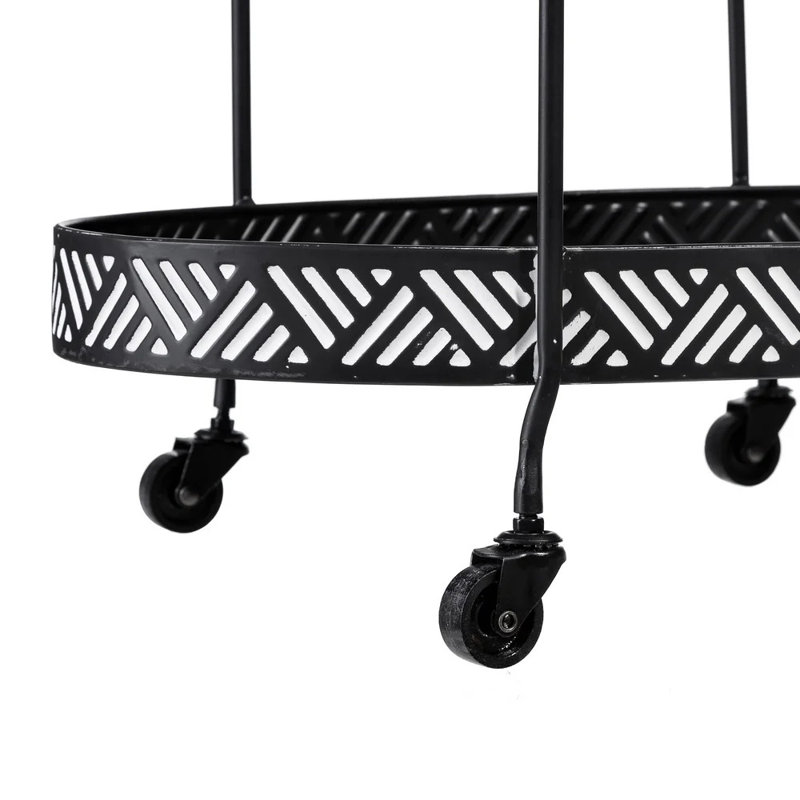 Dunkle Metal Bar Cart