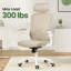 Chaise de bureau ergonomique, chaise de bureau avec appui-tête, chaise d'ordinateur à haut dossier avec accoudoirs et support lombaire réglable pour la salle d'étude de bureau à domicile-737195527