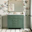 Meuble-lavabo moderne 36 po, lavabo en céramique, 2 portes, 4 tiroirs, charnières réglables, quincaillerie, armoires à glissières lisses 36 po, tiroirs de différentes tailles, assemblage facile-260842064