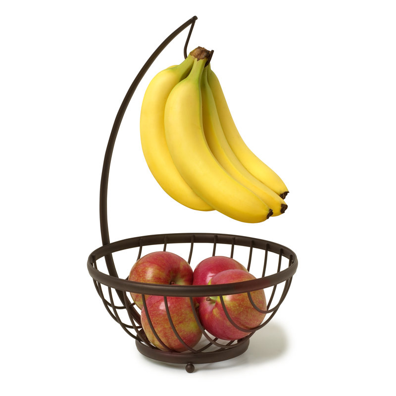 Bol à fruits pour porte-bananes tree Correll, PC bronze vénitien
