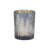Navy Pine Tree Glass Candle Holder 