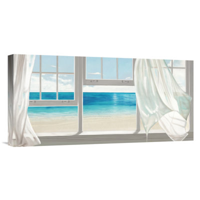 Emerald Seascape Oil Painting Print