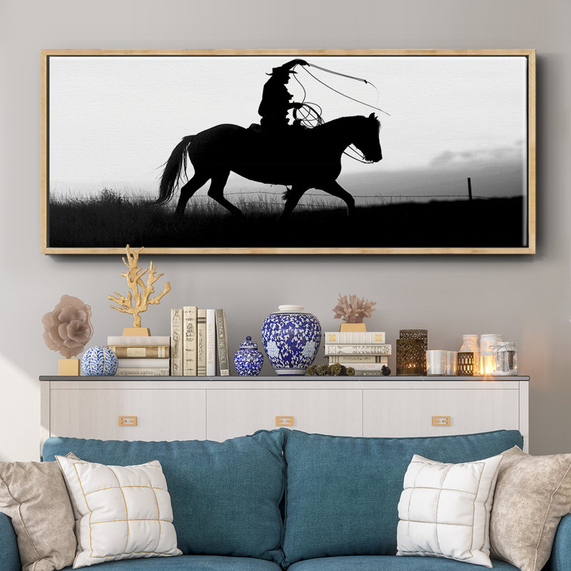 «Rope and Ride II», toile encadrée, H 8 po x l 20 po
