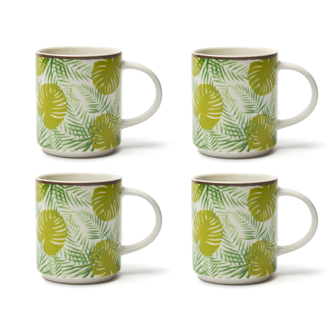 Kaffeebecher Foliage aus Bone China