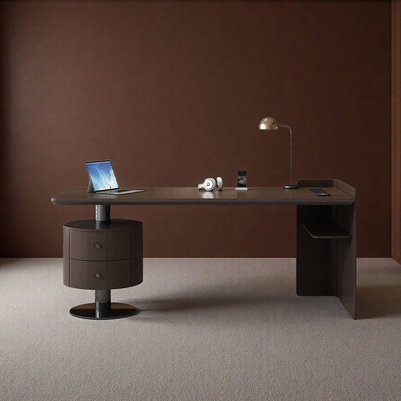 Bureau moderne italien minimaliste, H 29,5 po x l 63 po x P 27,6 po