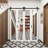Top Mount Mirror Bi-Fold Sliding Double Barn Doors With Hardware Kit-93762564