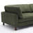 2-Piece Corduroy Upholstered Modular Sofa With Solid Wood Legs-578860426