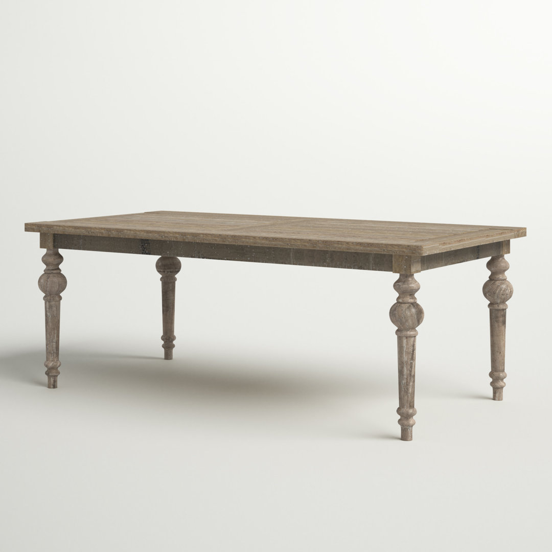 Clintwood Extendable Solid Wood Dining Table Three Posts™