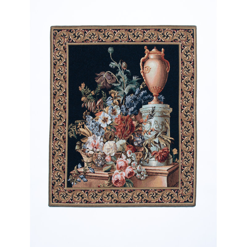 Tapisserie Corona Decor Co. en tissu Fiori, H 35 po x l 35 po x P 3 po