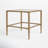 Edmont Glass Top End Table