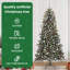 vidaXL Artificial Christmas Tree with Stand Green-1117671901-1117671900