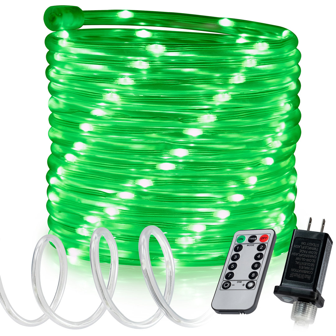 50ft 8-Mode Waterproof LED Rope Light The Holiday Aisle® 