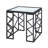 Modern Metal-Framed Tempered Glass Tables Set for Living Room, Enhancing Style and Functionality