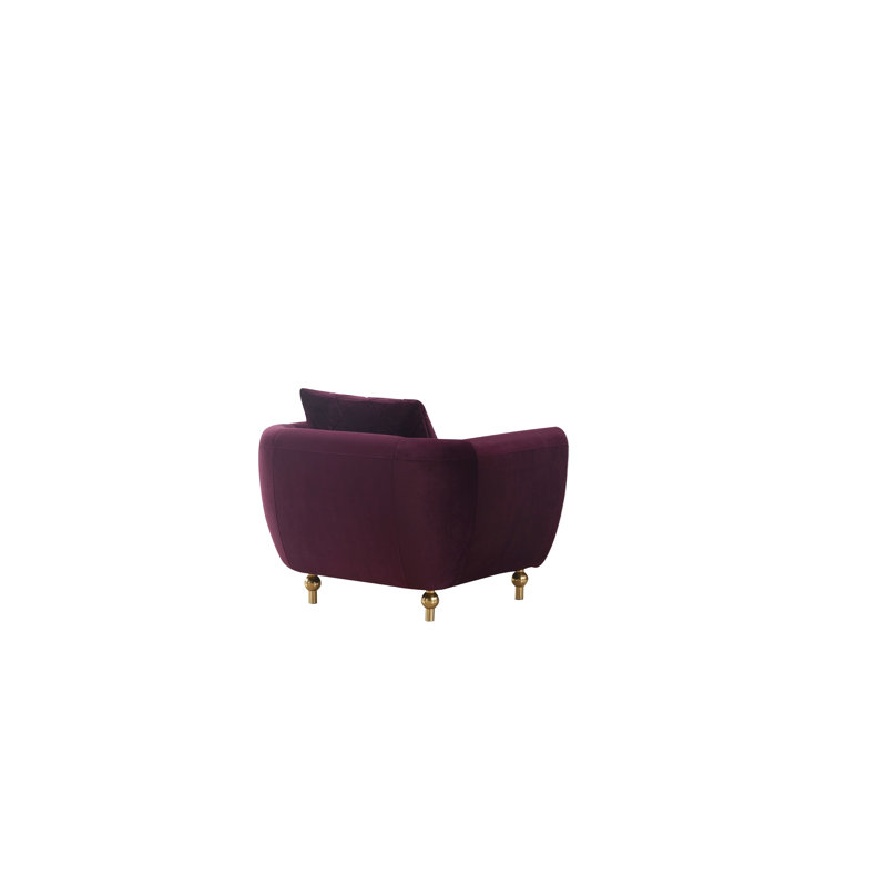 Sipario Vita Armchair, Burgundy