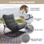 Chaise berçante d'extérieur en métal Ghiorghi-485078325