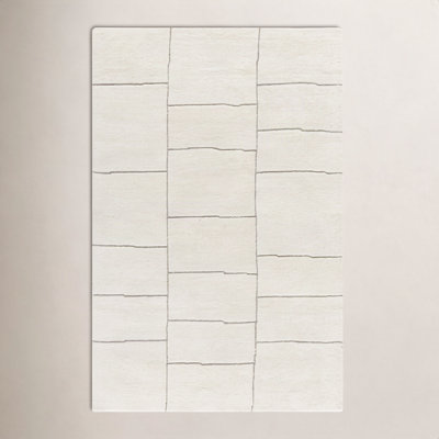 Hand-Tufted Geometric Rug