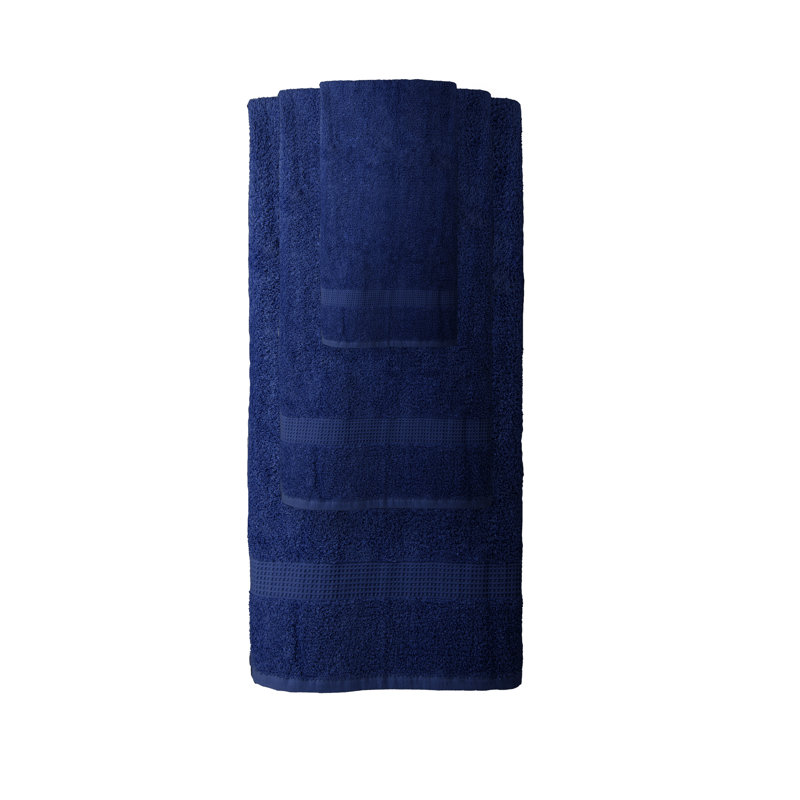 Palyn Bath Sheet Super Absorbent 550 gsm Luxury Egyptian-Quality Cotton 90x150, Navy Blue