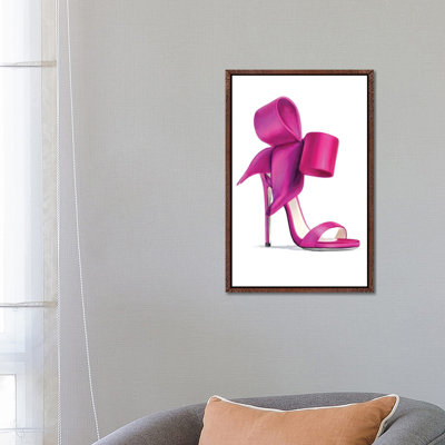 Pink 1 Piece Wall Art on Canvas
