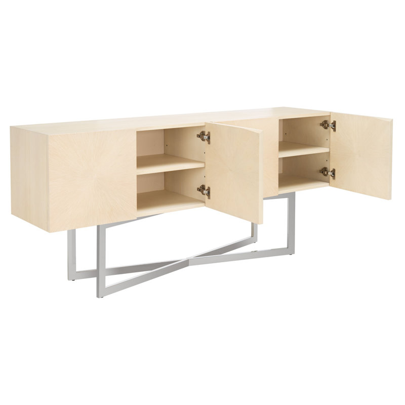 71'' Sideboard, Bleached Oak