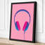Pop Headphones Modern - Wrapped Canvas-1880782392-1880782395