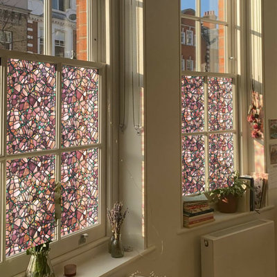 Winston Porter Abstract Non-Wall Damaging Window Decal & Reviews | Wayfair