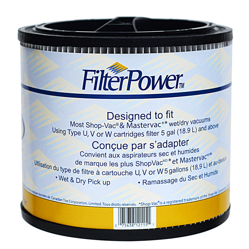 Filtre de type hepa à haute efficacité filterpower