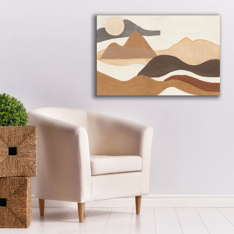 «Warm Adobe Boho» par Mary Urban, art mural sur toile, H 26 po x l 40 po x P 1,5 po