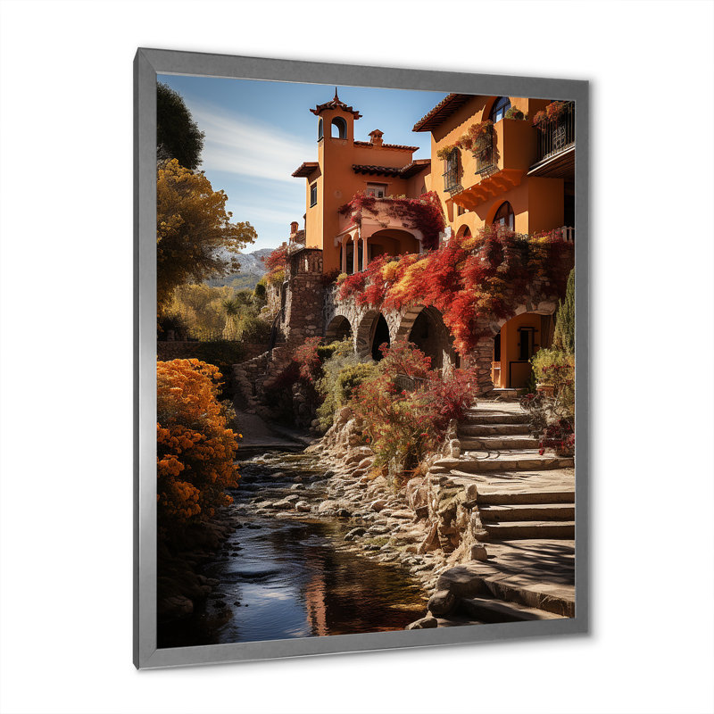 Fauvisme espagnol II sur impression sur toile, H 40 po x l 30 po x P 1,5 po, Cadre photo argenté