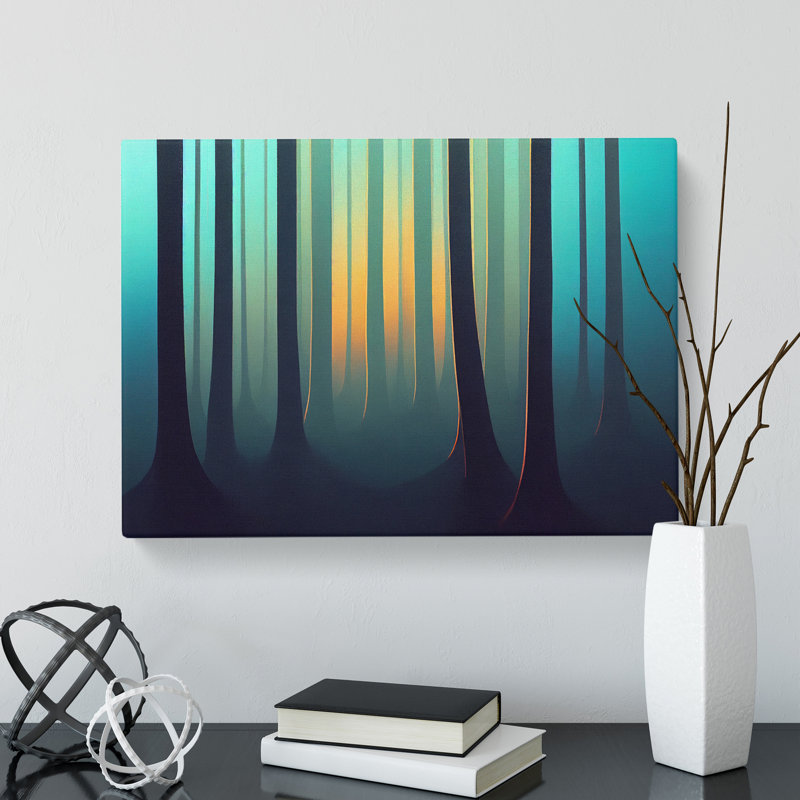 An Ethereal Forest - Wrapped Canvas Print, 35cm H x 50cm W x 3cm D