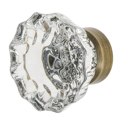 Crystal 1 3/8" Cabinet Knob