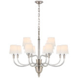 Thomas O'Brien Vivian Large Two-Tier Chandelier