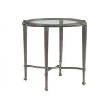 Metal Designs Sangiovese Round End Table
