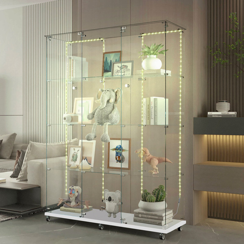 46.85 " W Display Stand, White