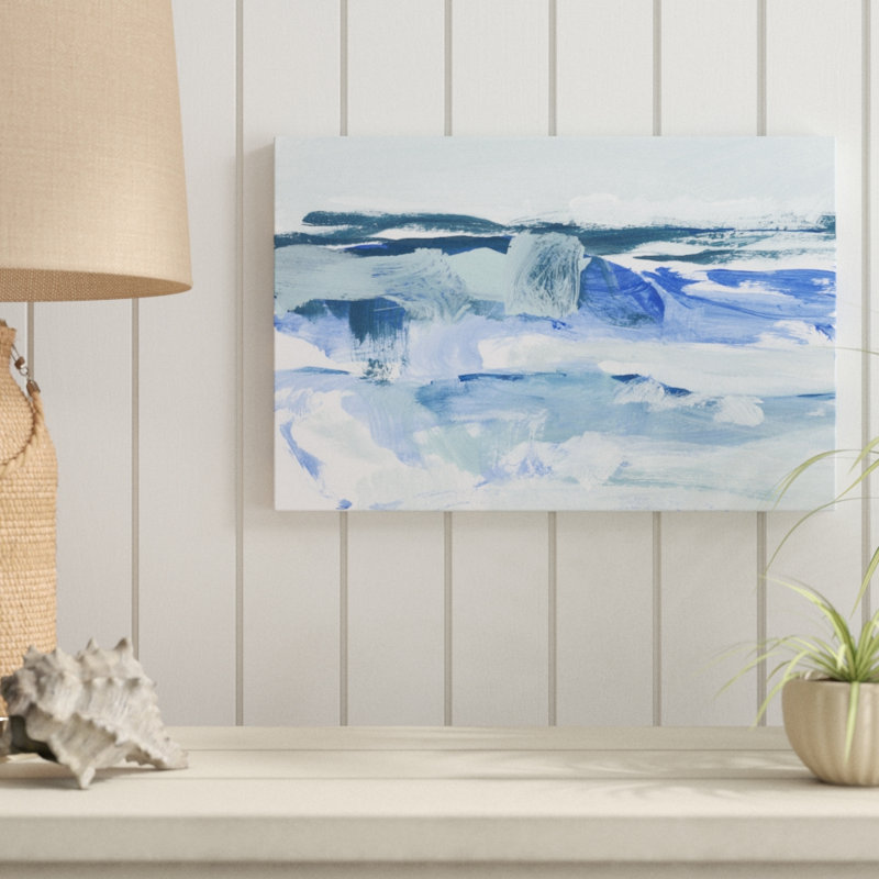 Coastal I by Christina Long - Painting Print, Wrapped Canvas, 30cm H x 46cm W