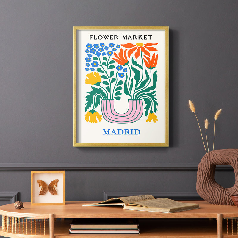 Matisse X, reproduction encadrée - bois massif, H 14 po x l 11 po