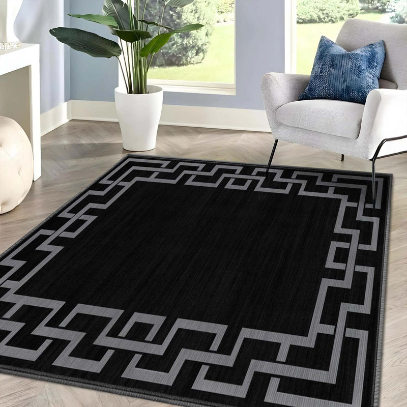 Armilla Abstract Machine Printed Area Rug, Rectangle 120 x 170 cm