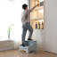 Tabouret 2 marches en bois massif-788457619