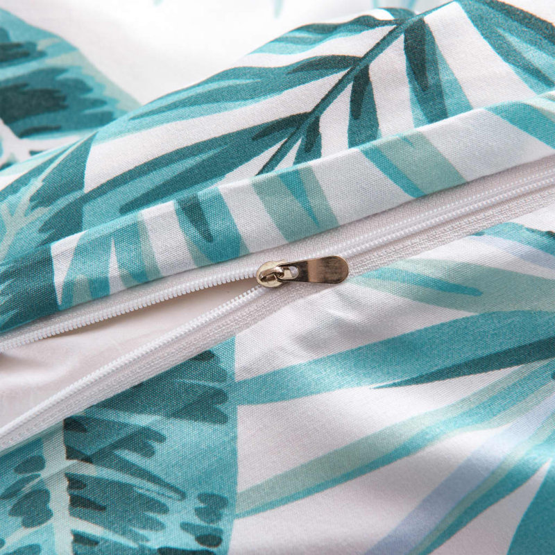Cashanti Green/White 200 TC, 140 x 200 cm - 1 Pillowcase (60 x 70 cm)