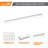4 ft. Linear Integrated LED Dimmable Strip light fixture Shop Light, CCT/Wattage/Lumen Selectable