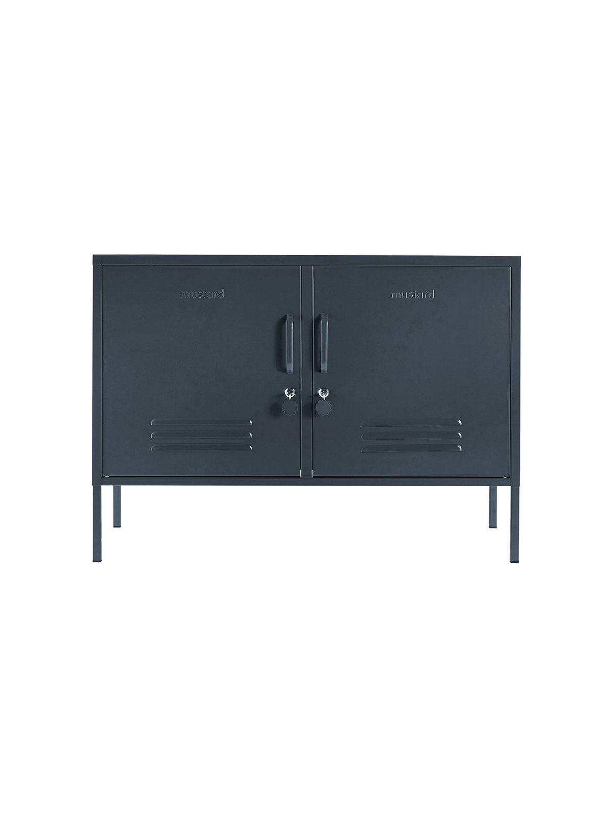 Mustard Made The Lowdown Console Locker, Slate