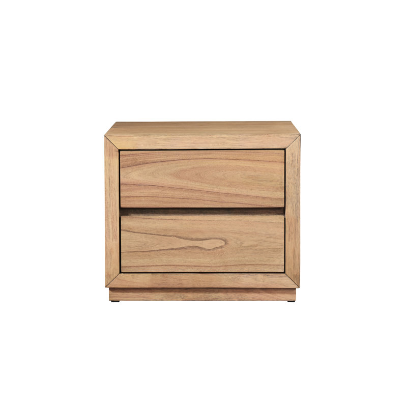 Travionna 23.6'' W Solid Wood Nightstand