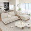 Canapé modulaire 3 pièces rembourré-729863071