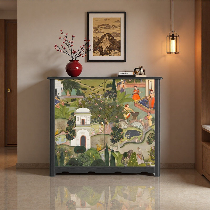 Buffet haut de gamme et multifonctionnel, Noir