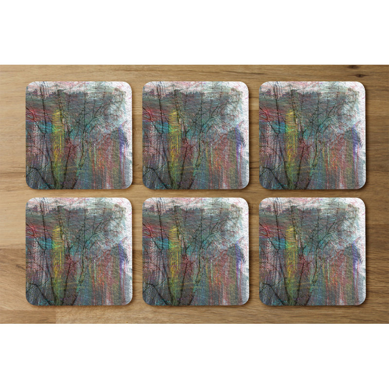 Square 6 Piece Coaster Set