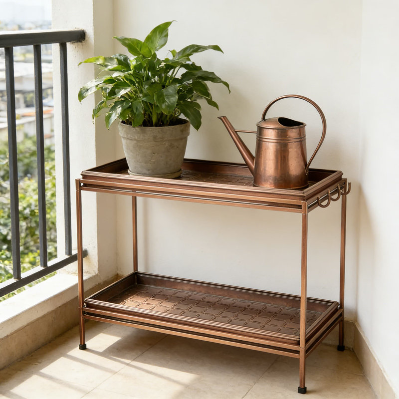 Grand bac à chaussures à 2 niveaux pour l'entrée et le vestibule, protecteur de plancher toutes saisons pour chaussures, bottes, plantes et bols pour animaux de compagnie avec base antidérapante