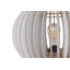 Lampe sur pied moderne avec corps en panneau de fibres à densité moyenne, blanc, hauteur totale de 57,1 pouces | Capuchon: 12,9 po de longueur x 14,2 po de diamètre | Interrupteur marche / arrêt, douille E27 de 60 W maximum, certifié CE | Éclairage élégant pour le décor du salon et de la chambre à coucher-1777733339
