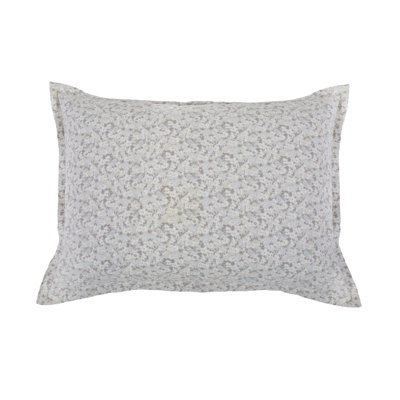  June Floral and Stripe Reversible 100% Cotton Sham